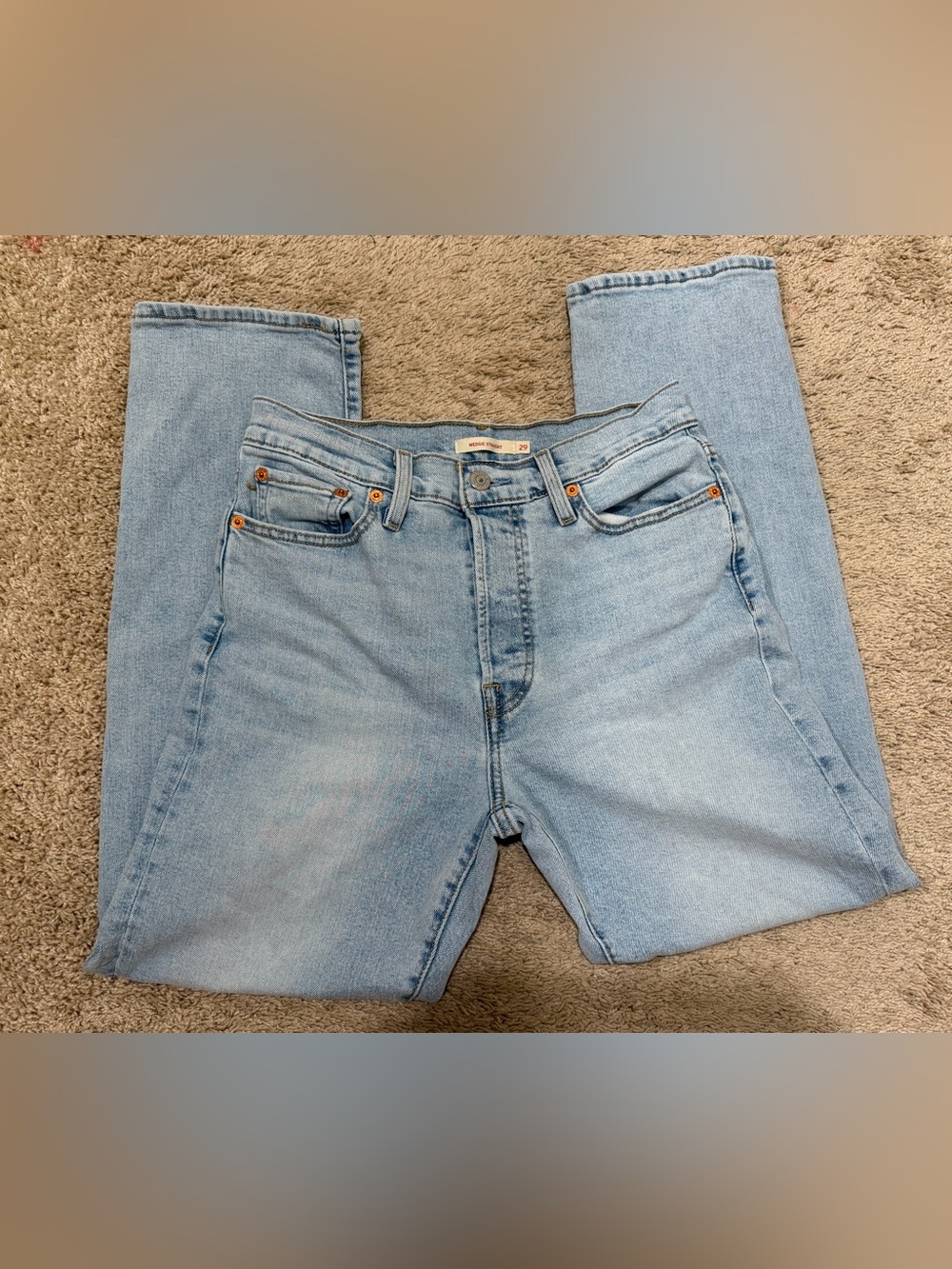 NWOT Levi's Wedgie Straight Jeans - Picture 4 of 5